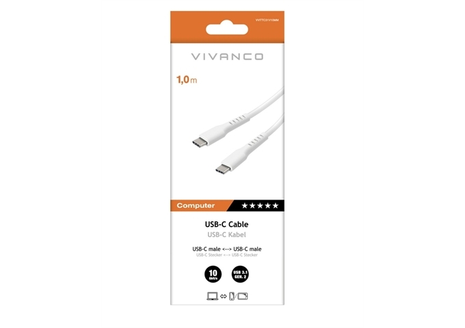 Vivanco USB-C 3.1 Lade- und Datenkabel