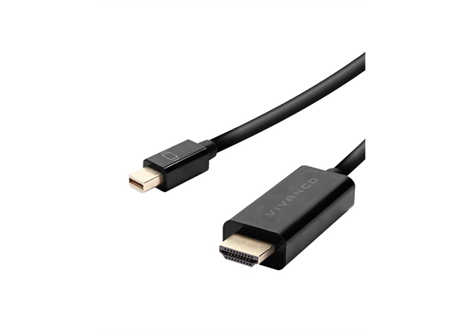 Vivanco HDMI-Kabel mit Ethernet auf Mini DisplayPort