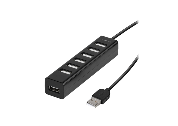 Vivanco 7-Port USB 2.0 Adapter