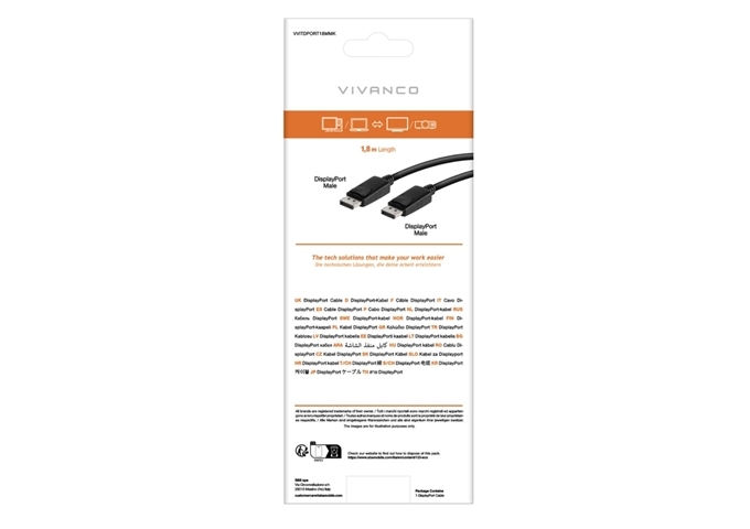 Vivanco DisplayPort-Kabel