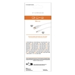 Vivanco USB-C/USB-B Kabel, M-M, 1,8m, weiß