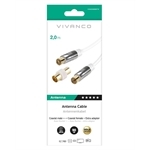 Vivanco Satellitenantennenkabel mit Ferritkern, 90 dB