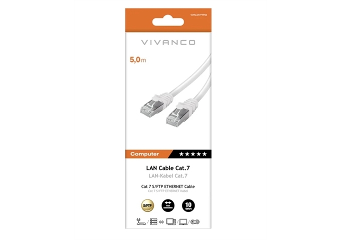 Vivanco S/FTP CAT 7 Netzwerkkabel