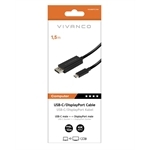 Vivanco USB-C-auf-DisplayPort-Anschluss, 1,5 m