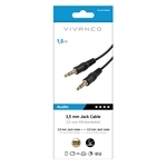 Vivanco 3,5-mm-Audiokabel, Stecker auf Stecker