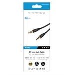 Vivanco 3,5-mm-Audiokabel, Stecker auf Stecker.