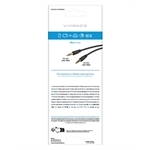 Vivanco 3,5-mm-Audiokabel, Stecker auf Stecker.