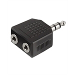 Vivanco 3,5-mm-Stecker auf 2 Buchsen-Audio-Splitter