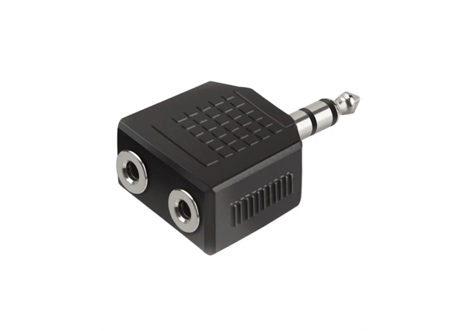 Vivanco 3,5-mm-Stecker auf 2 Buchsen-Audio-Splitter