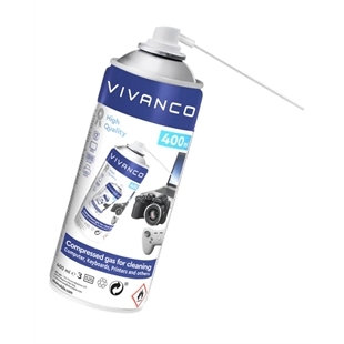 Vivanco Druckluft Spray zur Reinigung von Bürogeräten