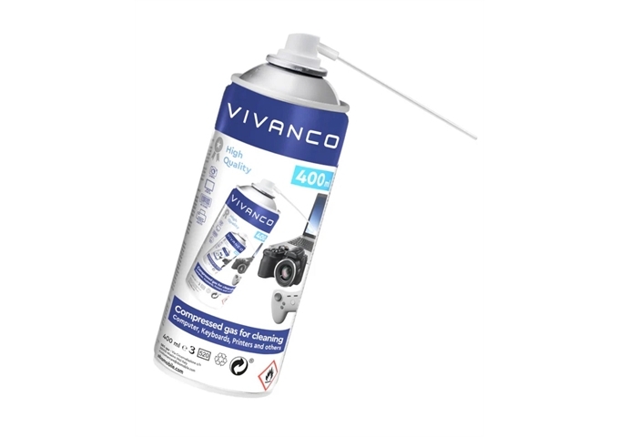 Vivanco Druckluft Spray zur Reinigung von Bürogeräten