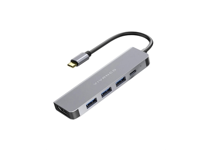 Vivanco 3-in-1 USB-C Hub mit USB-A