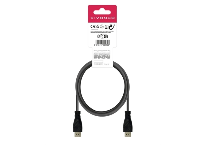 Vivanco High-Speed-HDMI-Kabel mit Ethernet