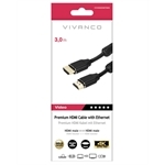 Vivanco Vergoldetes HDMI 2.0-Kabel-
