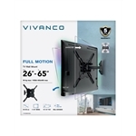 Vivanco TV-Wandhalterung, Schwenkbar, 55", 35kg, VESA 400x