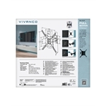 Vivanco TV-Wandhalterung, Schwenkbar, 55", 35kg, VESA 400x