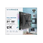 Vivanco TV-Wandhalterung, Schwenkbar, 55", 45kg