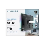 Vivanco TV-Wandhalterung, Schwenkba Vivanco TV-Wandhalterung, Schwenkba