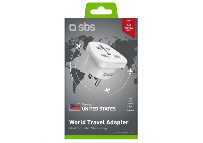 SBS Universal Reiseadapter Typ B für die USA