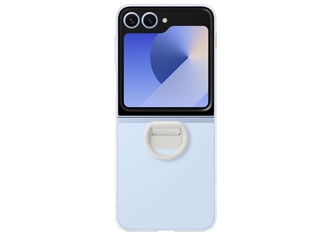 Samsung Galaxy Z Flip6 Clear Case mit Ring,Backcover