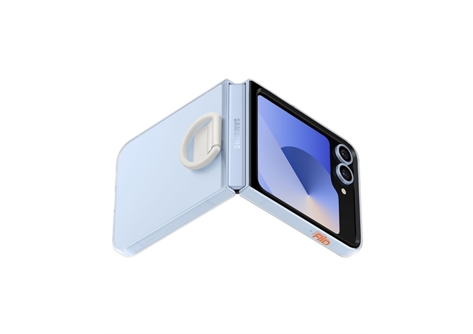 Samsung Galaxy Z Flip6 Clear Case mit Ring,Backcover