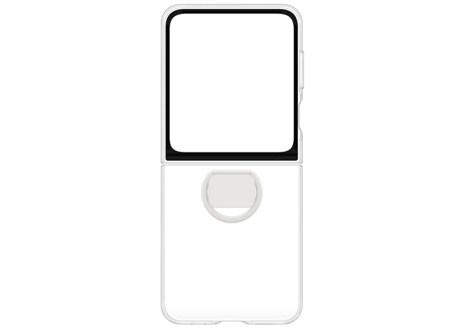 Samsung Galaxy Z Flip6 Clear Case mit Ring,Backcover