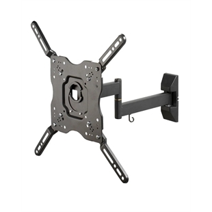 Vivanco Wandhalterung, Schwenkbar, Doppelarm, Kabelkanal,