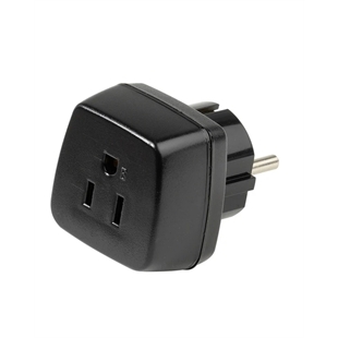 Vivanco US-Reisestecker auf Schuko-Stecker