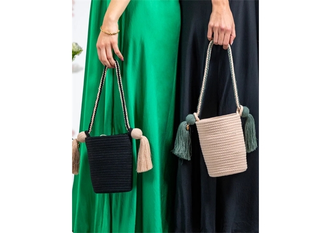 CASEME Coco Bag – Handtasche im Kordeldesign