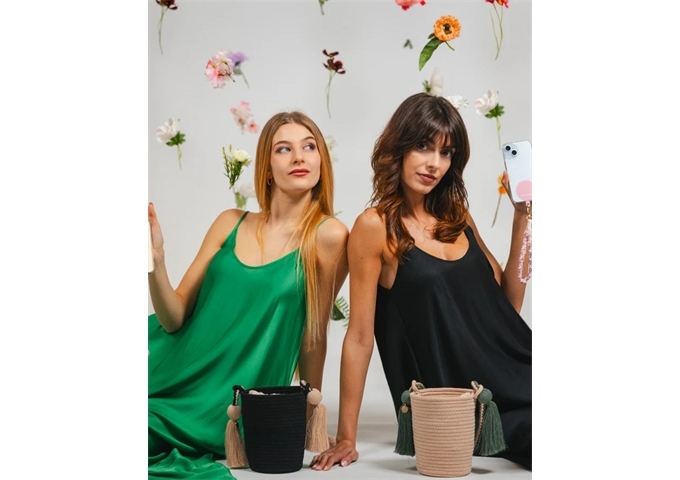 CASEME Coco Bag – Handtasche im Kordeldesign