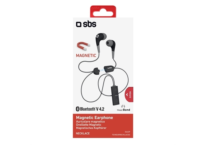 SBS In-Ear Bluetooth-Headset mit Magnetverschluss