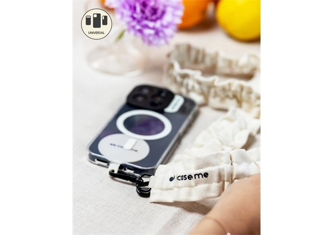 CASEME Universelles Smartphone-Band aus Rüschenstoff