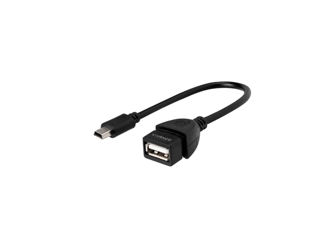 Vivanco USB-B-auf-USB-A-Adapter 0,1 m