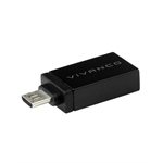 Vivanco Kompakter 0,1 m Micro-USB-auf-USB-A-Adapter