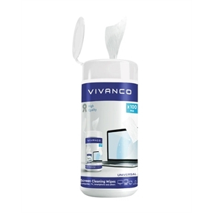 Vivanco Desinfektionstücher für Displays und Monitore