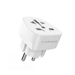 Vivanco Adapter von US/UK/AU-CN/CH/IT auf Schuko-Steckdose
