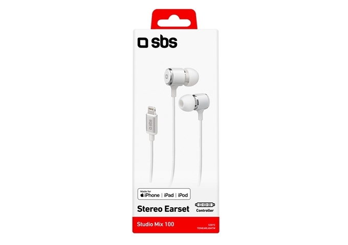 SBS In-Ear-Headset mit Lightning-Anschluss