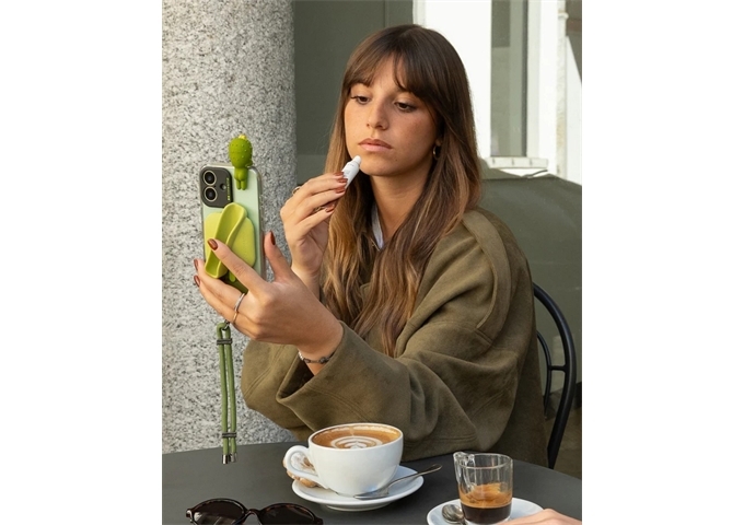 CASEME Handy-Lippenstifthalter mit Saugnapf