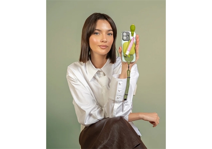 CASEME Handy-Lippenstifthalter mit Saugnapf