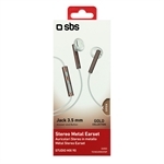 SBS In-Ear-Kopfhörer aus Metall aus der Gold Collectio