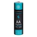 Vivanco Packung mit 8 1,5 V AA-Alkalibatterien