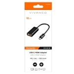 Vivanco USB-C auf DisplayPort Adapter 0,1m