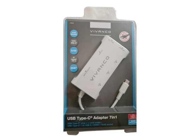 Vivanco 7-in-1-USB-Typ-C-Adapter