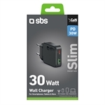SBS 30W USB-C und USB-A Fast Charge Slim
