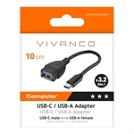 Vivanco USB-C-auf-USB-A-Adapte.