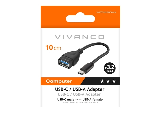 Vivanco USB-C-auf-USB-A-Adapte.