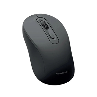 Vivanco Kabellose Maus mit ergonomischem Design und leisem