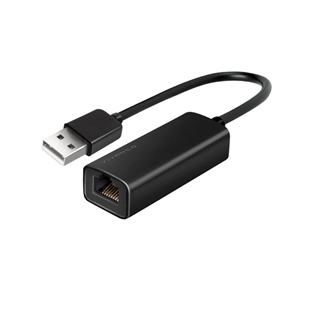 Vivanco Kompakter USB-A LAN-Adapter 0,10 m