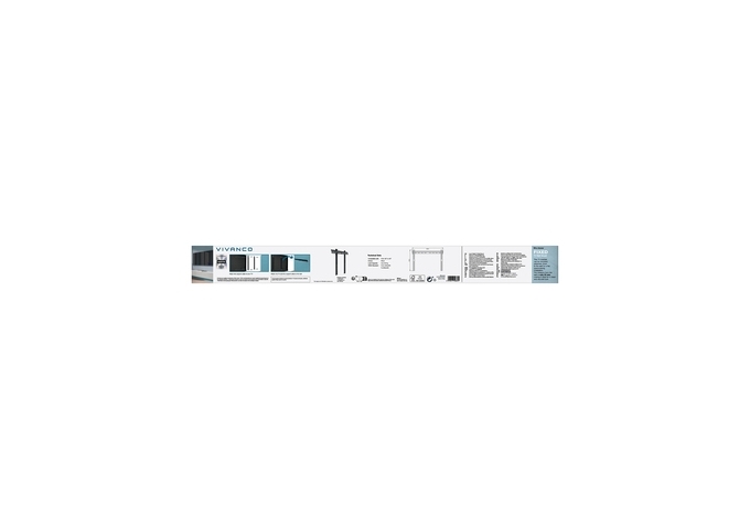 Vivanco 65-Zoll-TV-Wandhalterung