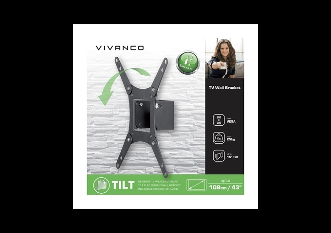 Vivanco 25 kg, 43 Zoll VESA 200 TV-Wandhalterung